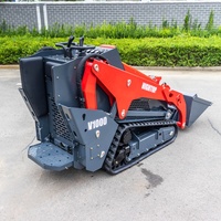 Mini-chargeuse compacte sur chenilles homologuée CE à prix abordable, moteur diesel EPA 25 CV, machine puissante