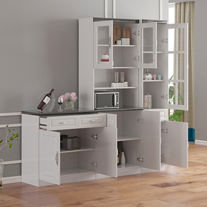 2022 New Mdf <strong>Kitchen</strong> Cabinets <strong>White</strong> Customized Large Storage <strong>Kitchen</strong> <strong>Accessories</strong> With Drawers Particle Boards for <strong>Kitchen</strong> Room - Product Image 6