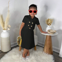 Europe et Amérique 2025 Nouvelle Collection Transfrontalière Ensemble Mode Fille Deux Pièces : Veste + Robe Papillon à Manches Courtes en Jean