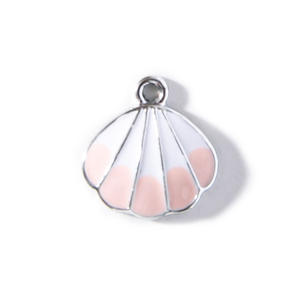 Ocean Series Color Mini aleación Shell colgante Diy colgante pendientes pulsera Niña Accesorios - Product Image 4