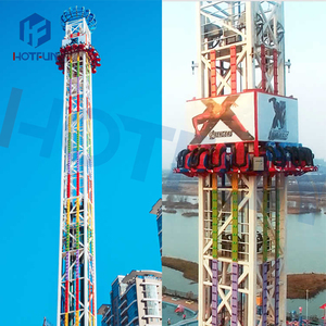 Parc d'attractions Crazy Launch Free Fall Tower Theme Park Drop Tower Rides à vendre - Product Image 6