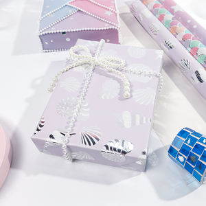 กระดาษห่อของขวัญวันเกิด80กรัม43*300ซม. กระดาษห่อมันลายการ์ตูนสำหรับวันวาเลนไทน์2024 - Product Image 4