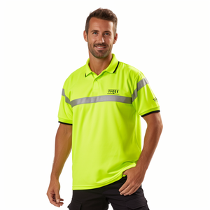 Polos anticontracción con logotipo personalizado y etiqueta para hombre, camisetas ajustadas de alta calidad para hombre, camiseta de gimnasio de manga corta - Product Image 4