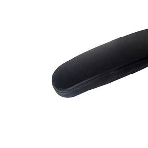 Accoudoirs en cuir PU noir P54, bord fixe, garni de mousse, ensemble de 2 pièces pour chaises de jeu, accessoires de mobilier de bureau - Product Image 1