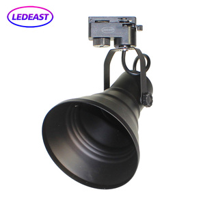 حامل مصباح PAR38 من LEDEAST على شكل بوق لنظام السكك الكهربائية بجهد خطي، غلاف لمصباح BR38 - Product Image 1
