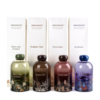 Diffuseur à roseaux en verre extra large 500ml Mescente désodorisant maison surdimensionné 1000ml 500ml