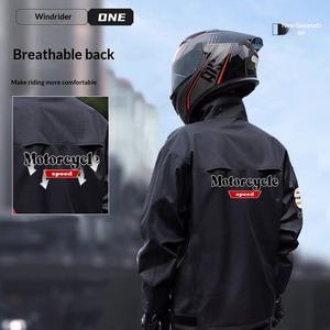Ensemble de pluie personnalisable imperméable et épaissi pour <span class=keywords><strong>homme</strong></span>, idéal pour la moto ou le cyclisme, avec veste et pantalon intégrés pour fortes intempéries - Product Image 4
