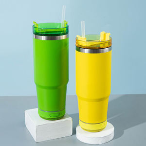 Tùy chỉnh 30oz Loa cốc âm thanh điện bluetooths phích cốc cốc loa với rơm - Product Image 2