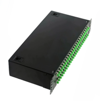 Boîtier de terminaison optique 19 pouces 24/48 ports FC monomode pour rack, avec pigtail fibre optique FC/UPC/APC