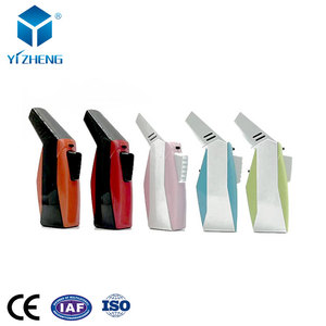 Briquet torche <span class=keywords><strong>professionnel</strong></span> YIZHENG à flamme bleue réglable, coupe-vent, pour cigarettes et cigares, avec logo personnalisé - Product Image 1