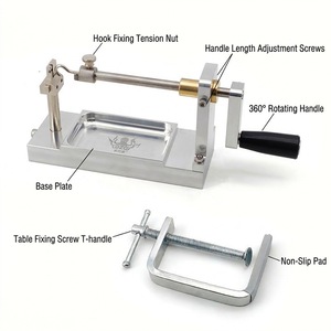 Machine à cintrer avec pince de table, mandrin pour montage de mouches et enrouleur de ligne pour la pêche à la mouche, ensemble d'outils manuels en alliage d'aluminium - Product Image 4