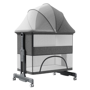 Cuna para Bebé Modelo 501 de Summer Infants, Cuna Móvil y Modular, Cuna Multifuncional para Juegos entre Padres e Hijos, Cuna con Baranda para Recién Nacidos, Estilo Europeo - Product Image 1