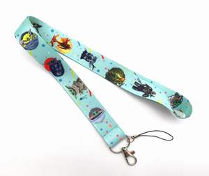 Venta al por mayor de dibujos animados de Star Wars sublimación impresión tarjetero cuerda colgante poliéster Anime Lanyards - Product Image 5