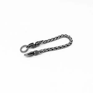 Yunnique Pulsera de plata tibetana con diseño de animal del zodíaco, cadena con diseño de buey, regalo de joyería unisex - Product Image 2