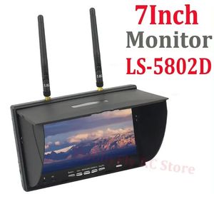 Monitor LCD de 7 Pulgadas 5.8G FPV DVR LS5802D, Receptor Dual Integrado y Batería 800*480 para <span class=keywords><strong>Quadcopter</strong></span> RC FPV - Product Image 6