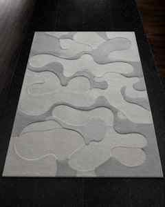 Modern Hand Tufted Wool Carpet High Pile Loop Pile Non Slip Area Rug for Living Room Home Hotel Office Floor Mat - Product Image 2