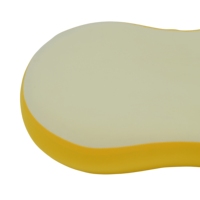 Vente en gros de soutien orthopédique pour le cou, oreiller pour le ventre de chat jaune, oreiller de remplissage en mousse à mémoire de forme souple à rebond lent