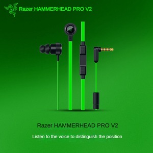 Audífonos Razer HAMMERHEAD PRO V2, Audífonos Intrauditivos Deportivos con Cable de 3.5 mm, Sonido Estéreo Portátil con Bajos, Micrófono y Control de Volumen - Product Image 3