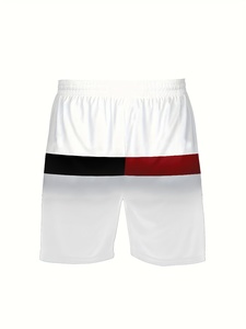 Ensemble deux pièces en satin pour homme, style vintage, respirant, à manches courtes et short de sport, idéal pour l'été – Nouvelle collection pour hommes élégants - Product Image 5