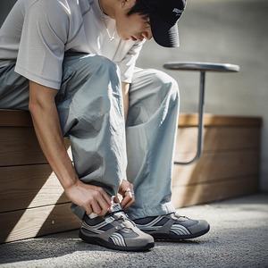 Chaussures d'entraînement à bout ouvert pour hommes, nouveau style 2026, semelle fine, surface en maille respirante, idéales pour l'exercice, le fitness, décontractées, à semelle plate - Product Image 2