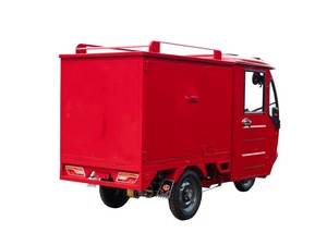 รถสามล้อไฟฟ้าสำหรับส่งสินค้าแบบมีห้องโดยสารปิดสำหรับขนส่งด่วน - Product Image 2