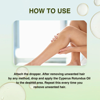 Minyak Ekstrak Cyperus Rotundus Alami Murni Cold-Pressed Label Pribadi untuk Perawatan Penghilangan Rambut Wanita & Pria