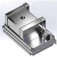 Meja kerja Stainless Steel Universal, dengan wastafel dan Laci kabinet penyimpanan