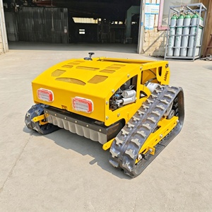 Mini small remote control intelligent lawn mower can add push shovel to <b>open</b> <b>up</b> wasteland and weed four-stroke gasoline track - Product Image 3