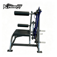 Machine de musculation professionnelle réglable en acier pour l'extension dorsale et l'exercice pectoral, idéale pour le renforcement du bas du dos