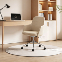 Chaise de bureau pivotante rembourrée de luxe pour hôtel, chambre, bureau, réglable en hauteur, pour la réception, le loisir, le travail, mobilier de chambre d'hôtel