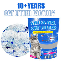 Silica-Gel Katzenstreu Gratisproben Hochabsorbierend Geruchsneutralisierend Staubfrei Kristall-Silica-Sand Kristall-Katzenstreu