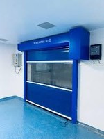 Volets roulants en PVC Leadowvin avec ouverture latérale électrique, résistance au vent, indice d'incendie 60, garantie de 3 ans pour les usines alimentaires