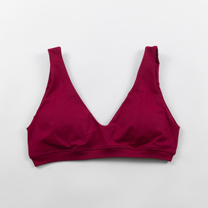 <span class=keywords><strong>Reggiseno</strong></span> sportivo da donna con scollo a V e <span class=keywords><strong>schiena</strong></span> <span class=keywords><strong>scoperta</strong></span>, top senza cuciture per palestra, yoga, crop top con imbottiture rimovibili e push-up - Product Image 6