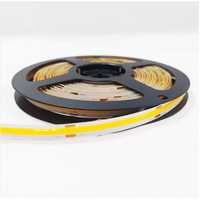 Bande LED COB 320 LED 12V Monochrome 5V 24V Flexible 8mm PCB pour Décoration de Miroir et Éclairage d'Ambiance