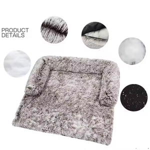 Luxury Square <strong>Dog</strong> Mat Foldable Faux Fur Cushion Cover Winter Warm Plush Cat Nest <strong>Kennel</strong> Blanket Washable Sofa Bed Mat for Pets - Product Image 6