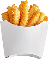 Boîtes à snacks, emballages pour frites, supports à snacks en papier, vente chaude, boîtes blanches pour gâteaux de mariage, livraison gratuite