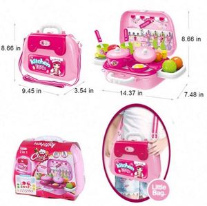 Nouvelle Collection 2025 : Ensemble de Jouets de Cuisine Rose « Petit Chef » pour Enfants et Bébés – Cuisine d'Imitation pour la Maison - Product Image 5