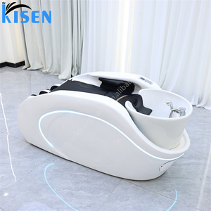 KISEN High Quality Salon <b>Head</b> Spa Basin <b>Electric</b> Thai Shampoo <b>Massage</b> Bed Multifunctional Automatic Shampoo Chair for Salon - Product Image 6