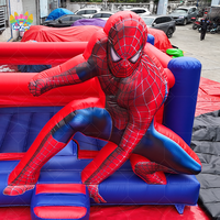Vente flash - Château gonflable Spiderman Airfunpro commercial, respectueux de l'environnement, avec des matériaux en tissu et en PVC