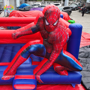 Vente flash - Château <span class=keywords><strong>gonflable</strong></span> <span class=keywords><strong>Spiderman</strong></span> Airfunpro commercial, respectueux de l'environnement, avec des matériaux en tissu et en PVC - Product Image 5