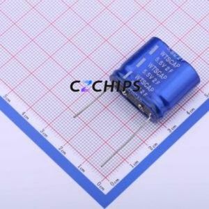 ตัวเก็บประจุแบบซุปเปอร์คาปาซิเตอร์ WTR5V52F00-2126L แบบ Through hole Component (THT), ระยะขา P=18.7 มม. ความจุ 2F ±20%~+80% แรงดัน 5.5V กระแสไฟ 50uA ที่ 24 ชั่วโมง - Product Image 1