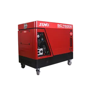 Convenient operation SC6500S Senci group 6kw 7kva silent diesel generator