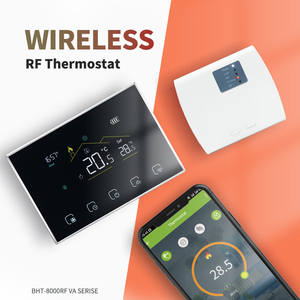 Beca BHT-8000 Smart Tuya WiFi <span class=keywords><strong>Thermostat</strong></span> <span class=keywords><strong>programmable</strong></span> <span class=keywords><strong>sans</strong></span> <span class=keywords><strong>fil</strong></span> 220V/230V RF <span class=keywords><strong>Thermostat</strong></span> pour hôtel électrique sol eau chaudière à <span class=keywords><strong>gaz</strong></span> - Product Image 3