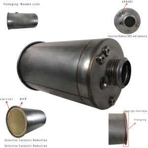 Filtre à particules diesel OLITEC à haut débit, <span class=keywords><strong>nouveau</strong></span> support SCR pour camions, avec matériau céramique - Product Image 6