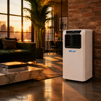 Aire Acondicionado Portátil de 14000 BTU, Unidad de Aire Acondicionado Móvil con Función de Enfriamiento y Deshumidificación, Refrigerante R410a, Mini Aire Acondicionado para Hogar, Hotel y Oficina