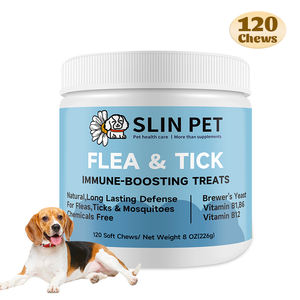 อาหารเสริมป้องกันเห็บหมัดสำหรับสัตว์เลี้ยง ผสมผงกระเทียม ป้องกันเห็บและยุง ผลิตแบบ OEM/ODM สำหรับขนมสุนัขแบบเคี้ยว - Product Image 1