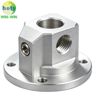 Support en aluminium usiné CNC de précision, sablée et anodisée, plaque de fixation rapide légère et évidée pour pièces de caméra de drone