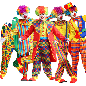 Meilleur prix Costume de <span class=keywords><strong>clown</strong></span> d'Halloween <span class=keywords><strong>sexy</strong></span> pour hommes Ensemble de robe drôle de joker pour cadeau de carnaval de Noël pour adultes pour l'été et l'hiver - Product Image 3