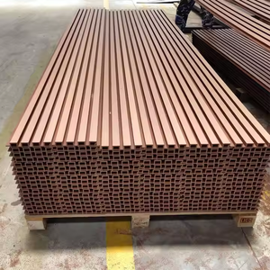 Wpc Panel tường với LED ánh sáng không thấm nước New Techwood WPC Panel tường cho ngoài trời 3D LED co-đùn tấm - Product Image 2