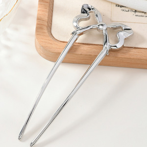 <span class=keywords><strong>2025</strong></span> Phong Cách Mới Đơn Giản U Hình Dạng Hợp Kim Kẹp Tóc Kim Loại Bow Tóc <span class=keywords><strong>Stick</strong></span> Barrette Pháp Tóc Pins Cho Mái Tóc Dày - Product Image 4